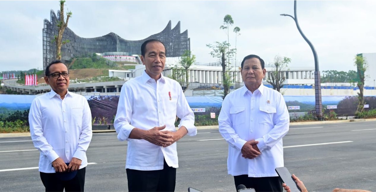 Prabowo dan Jokowi Komitmen Lanjutkan Pembangunan IKN