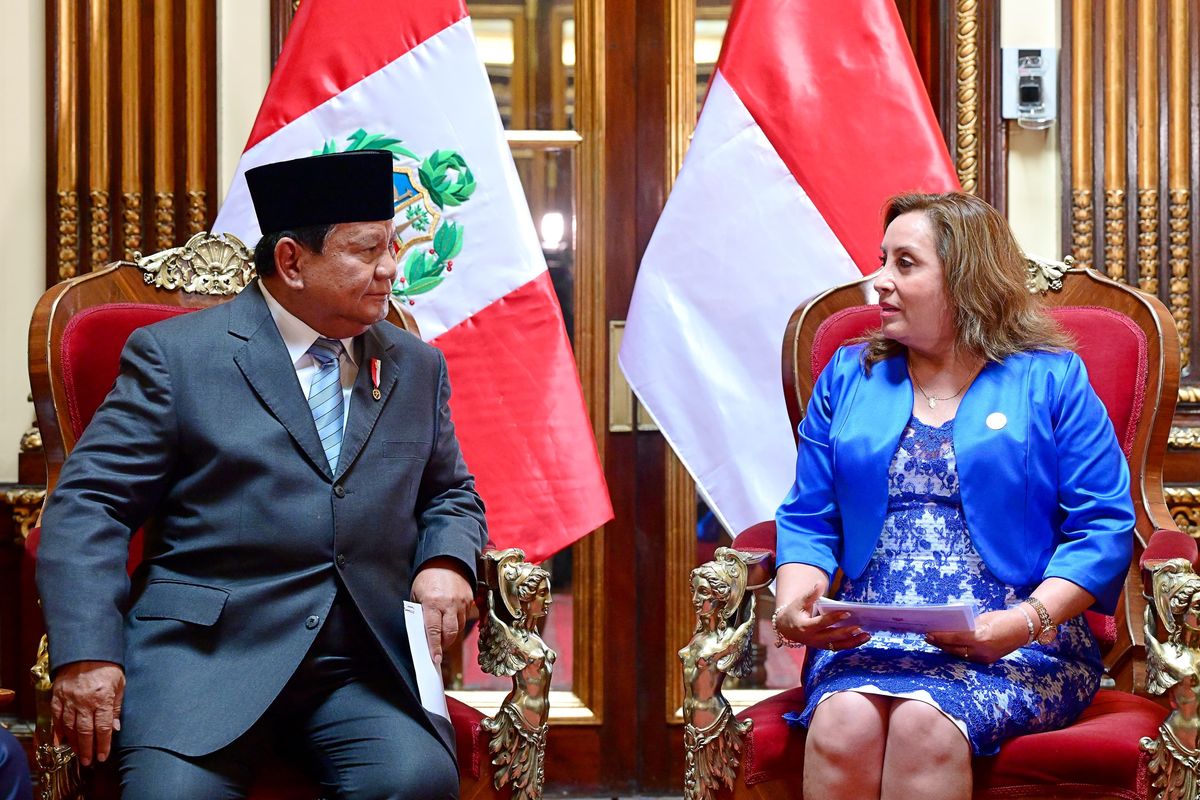 Prabowo Subianto Dianugerahi Penghargaan Bergengsi oleh Presiden Peru