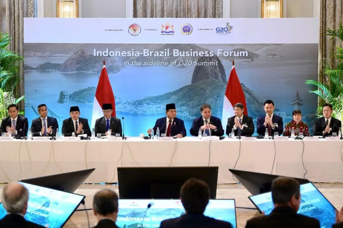 Prabowo dukung sinergi ekonomi lewat “Indonesia-Brazil Business Forum”