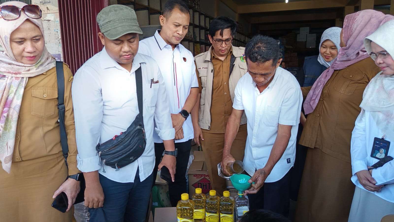 Satgas Pangan Sulteng Lakukan Sidak Minyak Goreng MinyaKita di Palu