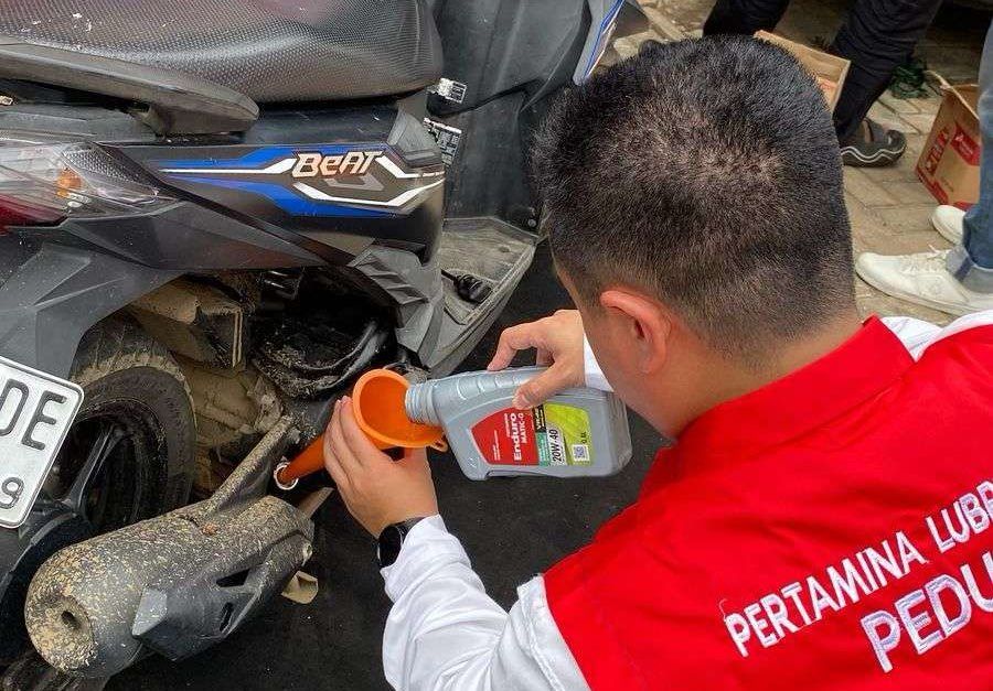 Program ‘Ganti Oli Gratis’ dari Pertamina untuk Pemilik Motor Terdampak Banjir Berakhir Hari Ini