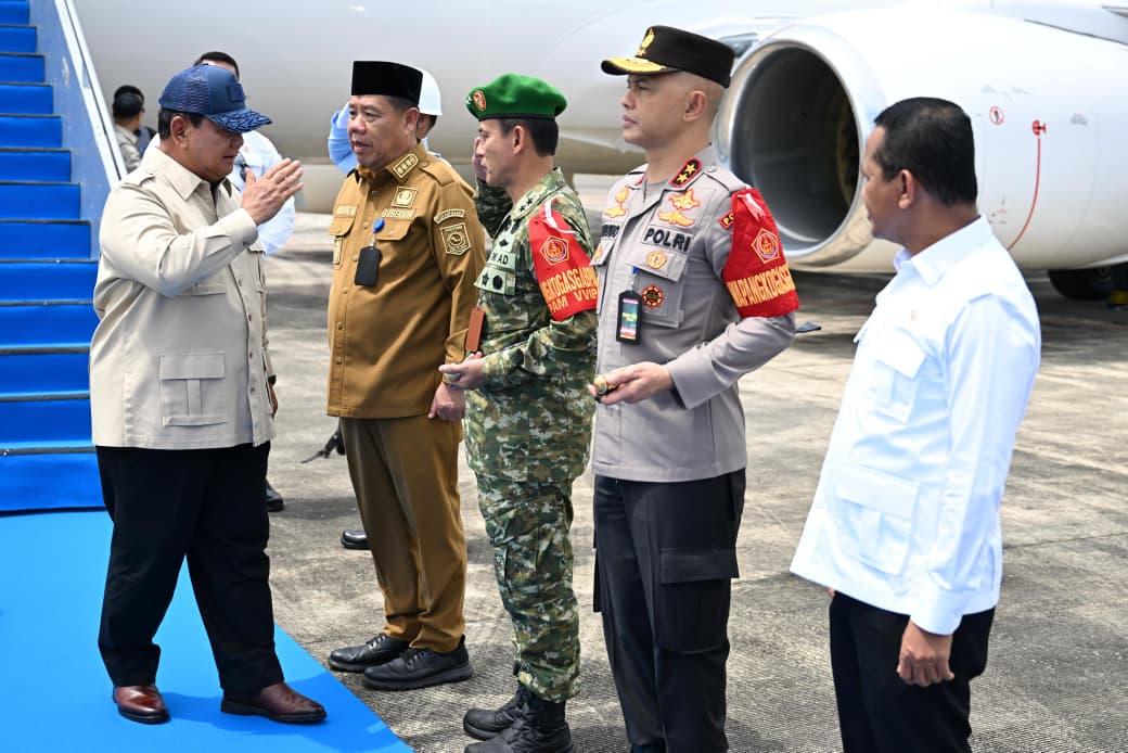 Sinergi TNI-Polri dan Pemda Sukseskan Pengamanan Presiden Prabowo di Bangka Belitung