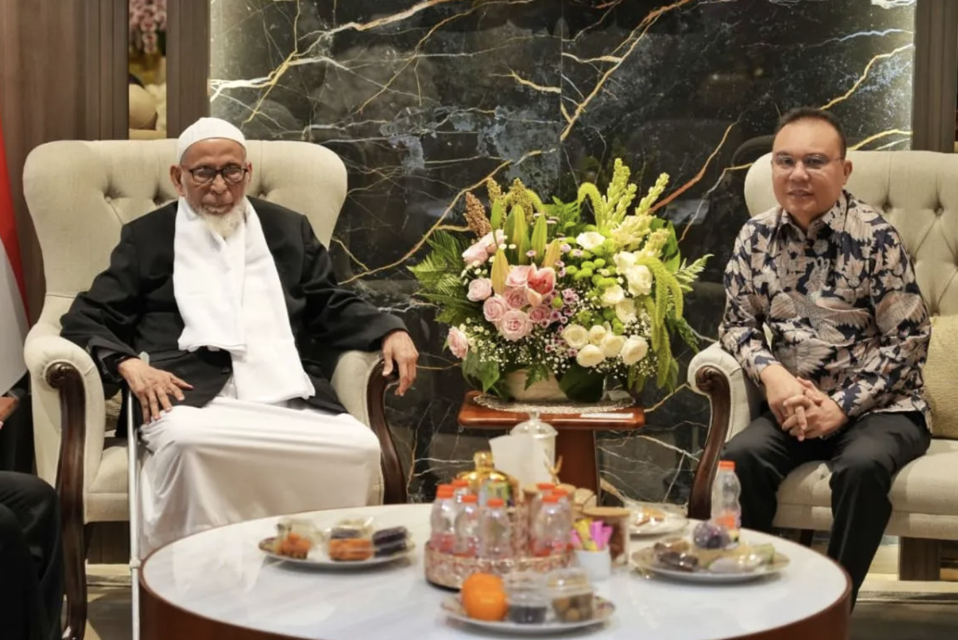 Wakil Ketua DPR Terima Kunjungan Abu Bakar Ba’asyir Bahas Isu Kebangsaan