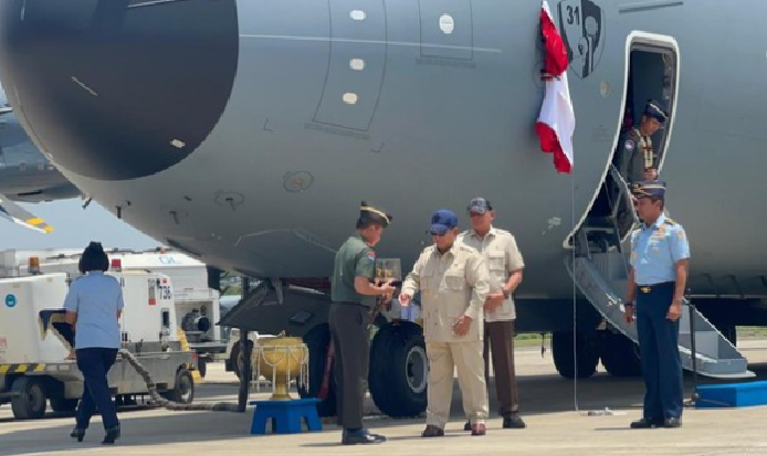 Prabowo Tegaskan Kedaulatan Udara, Airbus A400M Resmi Perkuat Armada TNI