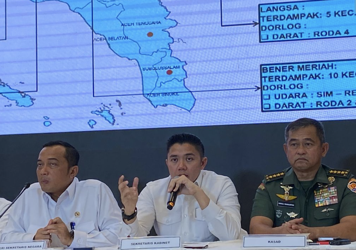 Seskab Teddy: Pemulihan Pascabencana Sumatra Berjalan Cepat dan Terukur