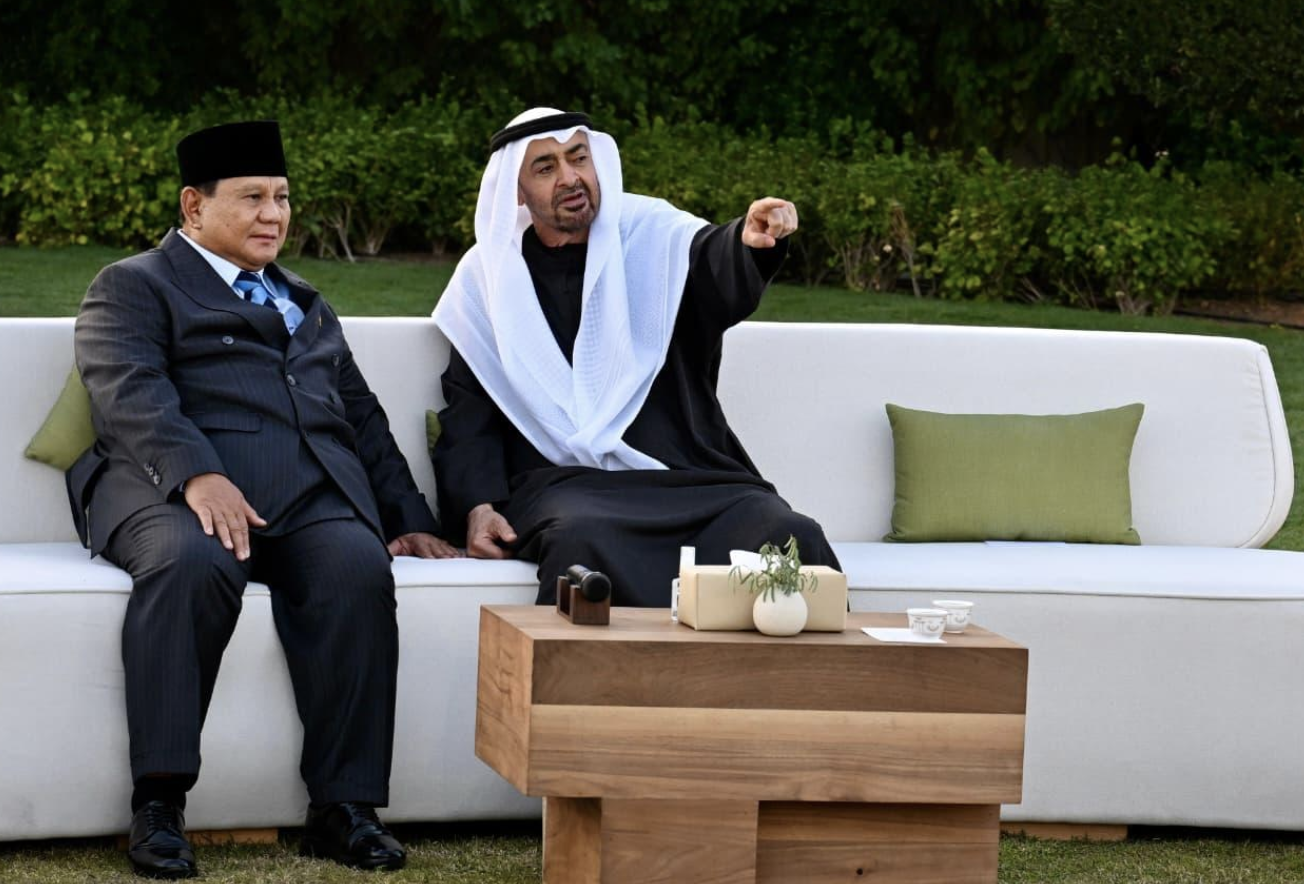 Pertemuan Prabowo–MBZ di Abu Dhabi Sepakat Perkuat Hubungan Bilateral