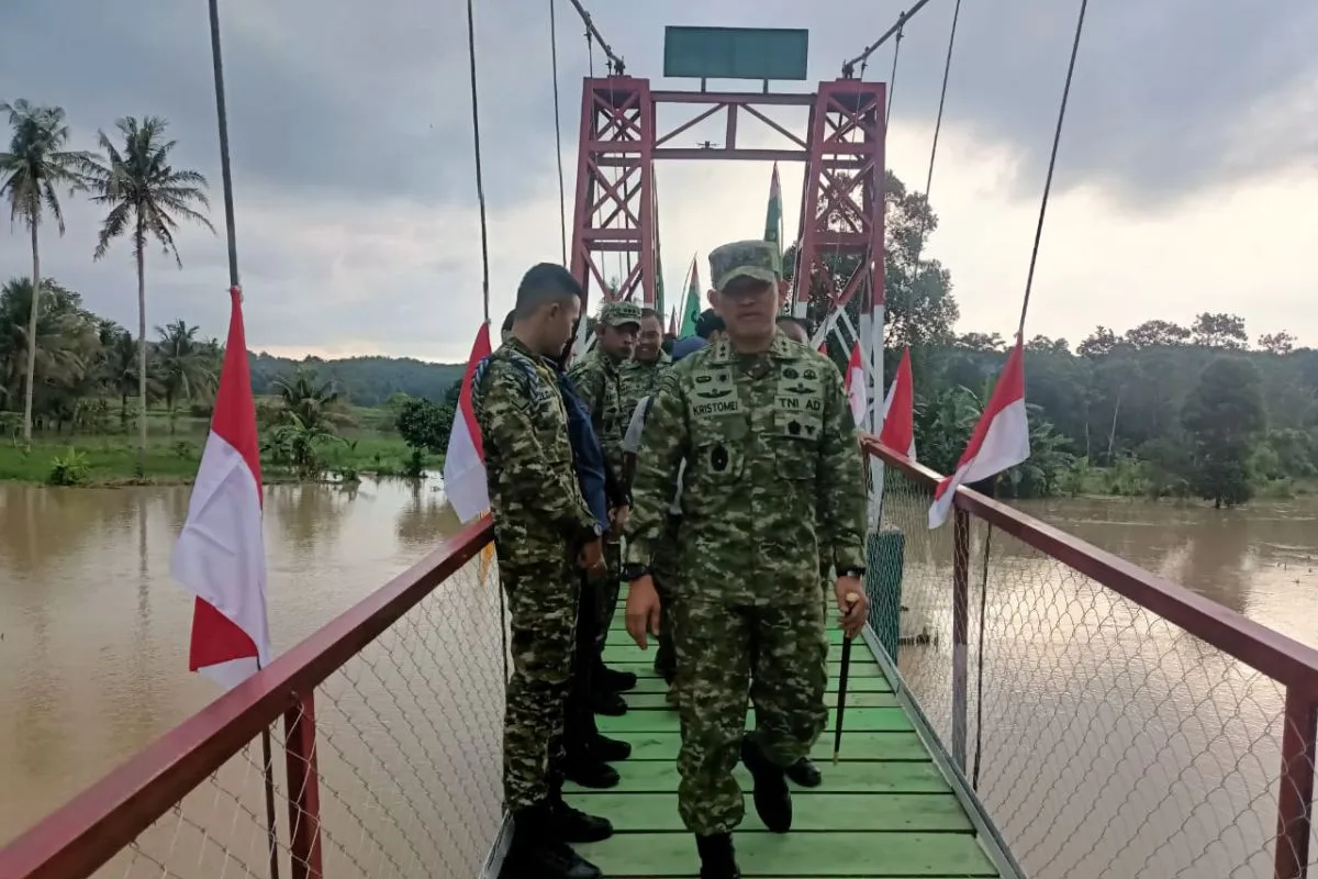 Kodam XXI: Jembatan Perintis Garuda di Pringsewu sudah dapat dipakai