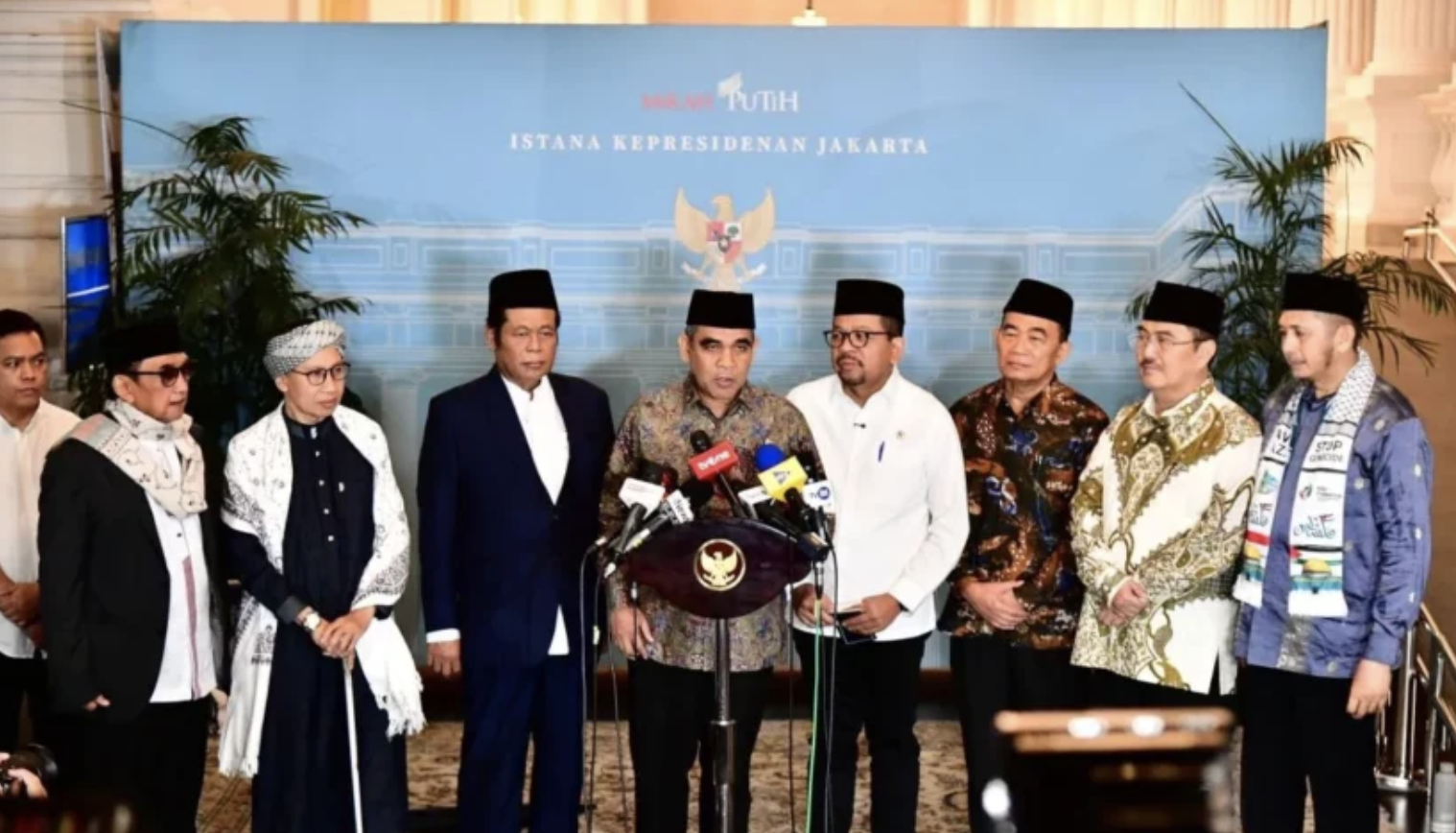 Silaturahmi di Istana, Ulama Tegaskan Dukungan Terhadap  Kebijakan Presiden Prabowo Hadapi Geopolitik Global
