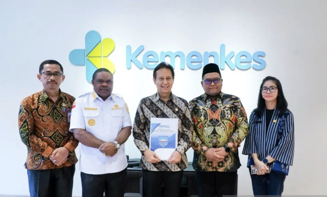 Bupati Manokwari Minta Dukungan Menkes untuk Bangun RSUD dan Puskesmas