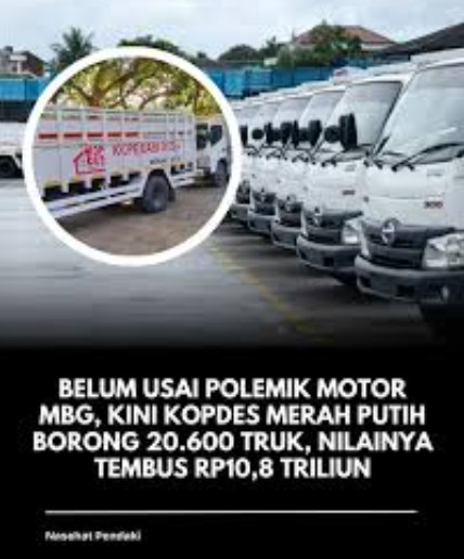 Pengadaan 20.600 Truk Kopdes Rp10,83 Triliun Jadi Sorotan Publik