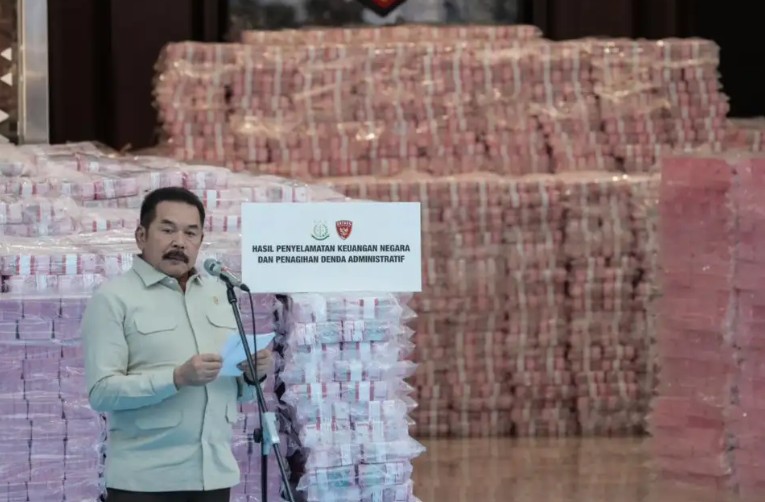 Kejagung Setor Rp10,27 Triliun Hasil Sitaan Satgas PKH ke Kas Negara