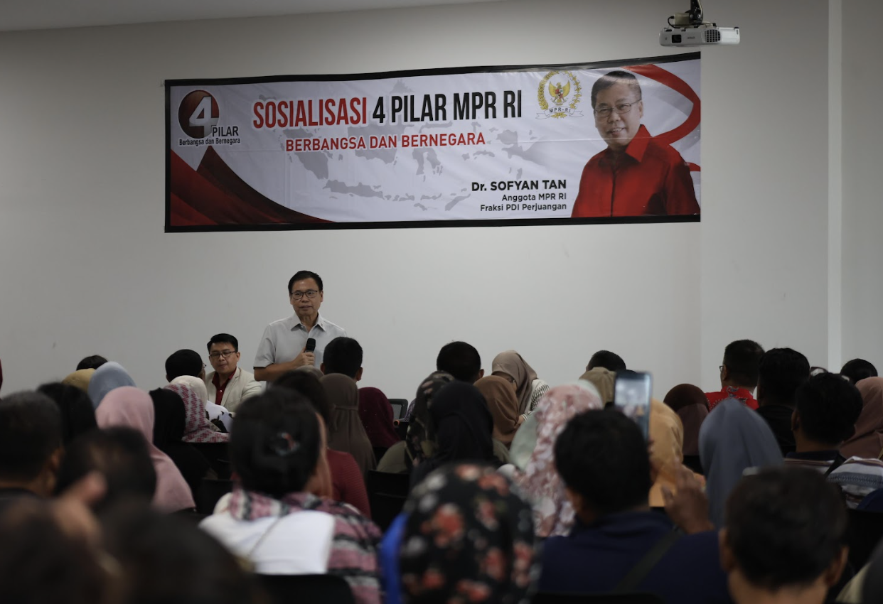 Sosialisasi 4 Pilar, Sofyan Tan Tekankan Pentingnya Pendidikan untuk Keadilan Sosial