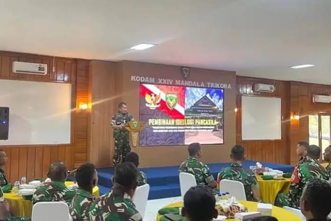 Perkuat Ideologi Pancasila, TNI AD Dukung Asta Cita dan Jaga Persatuan di Papua Selatan