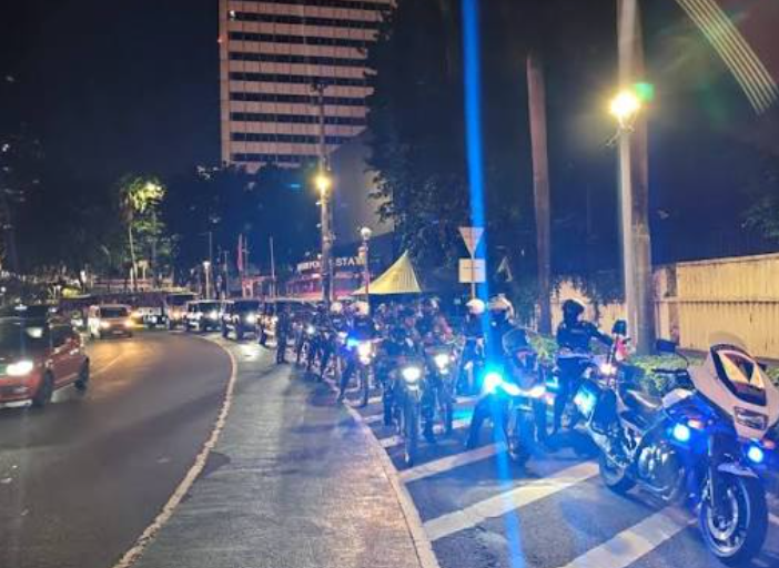 TNI-Polri Patroli Bersama di Jakarta Pascademo 27 Agustus