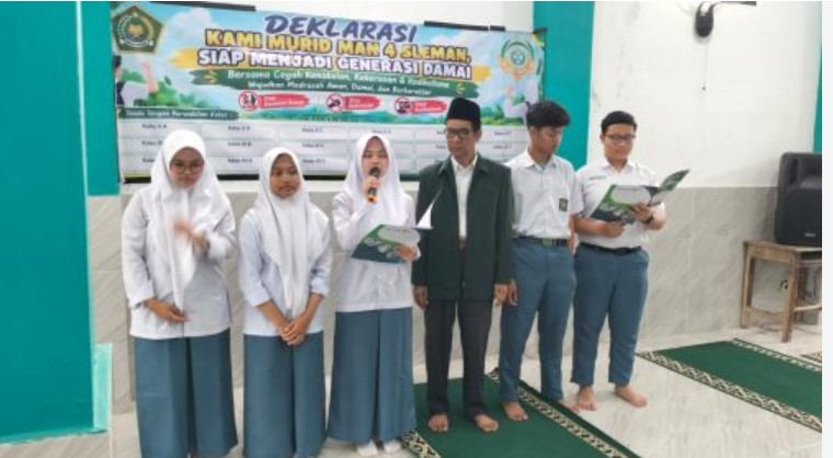 MAN 4 Sleman Perkuat Karakter Siswa, Komitmen Cegah Kekerasan dan Radikalisme