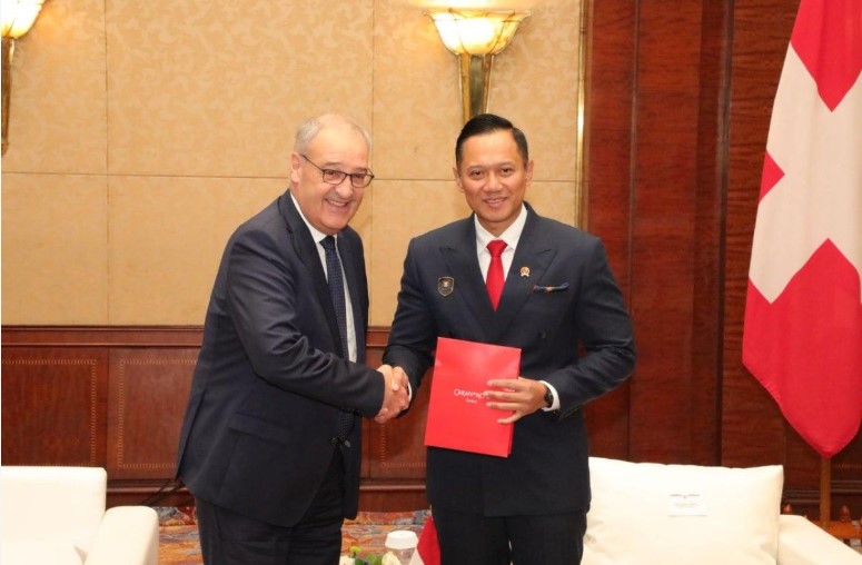 AHY Dorong Penguatan Kerja Sama Indonesia-Swiss untuk Perkuat Ketahanan Air dan Energi