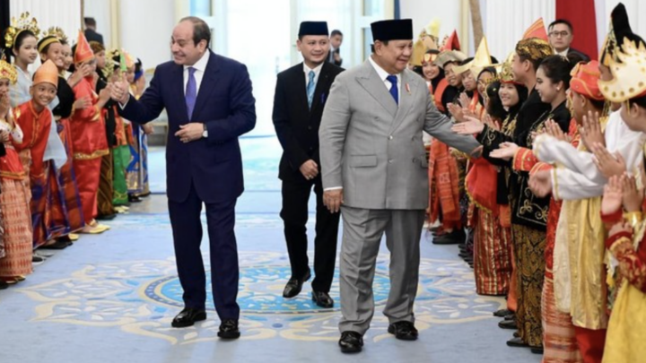 Prabowo Terima Presiden Mesir El-Sisi, Indonesia Perkuat Kemitraan Strategis dan Kerja Sama Bilateral