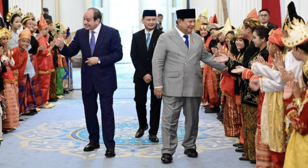 Prabowo Terima Presiden Mesir El-Sisi, Indonesia Perkuat Kemitraan Strategis dan Kerja Sama Bilateral