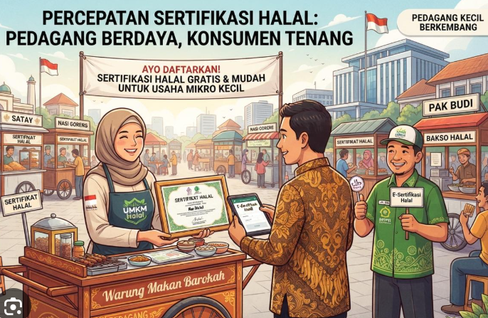 Sertifikasi Halal Mulai 18 Oktober, Pemerintah Diminta Lindungi Pedagang Kecil