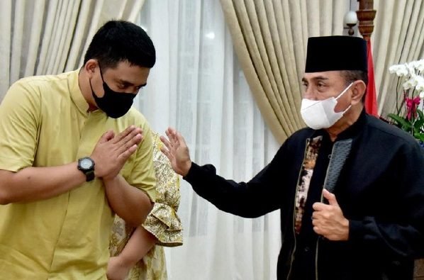 Edy Rahmayadi dan Bobby Nasution. (Foto: Dok. Diskominfo Sumut)