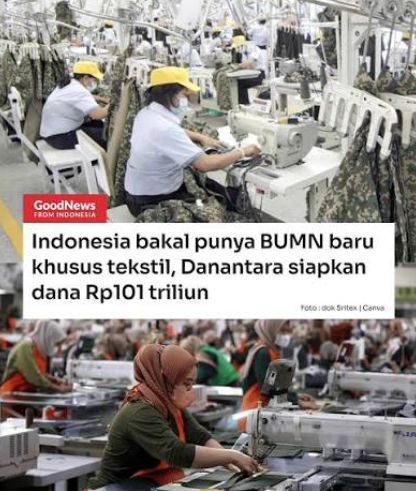 Pemerintah Dorong Industri Tekstil dan Sepatu untuk Serap Banyak Tenaga Kerja