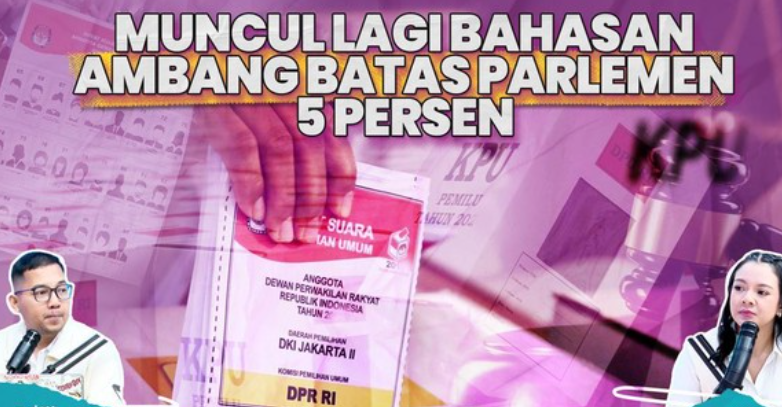 Delapan Parpol Nonparlemen Usulkan Ambang Batas DPR 1 Persen